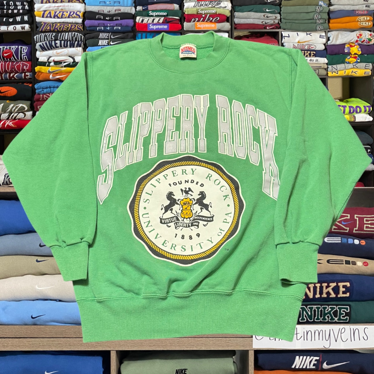 90s slippery rock sweatshirt (Medium)