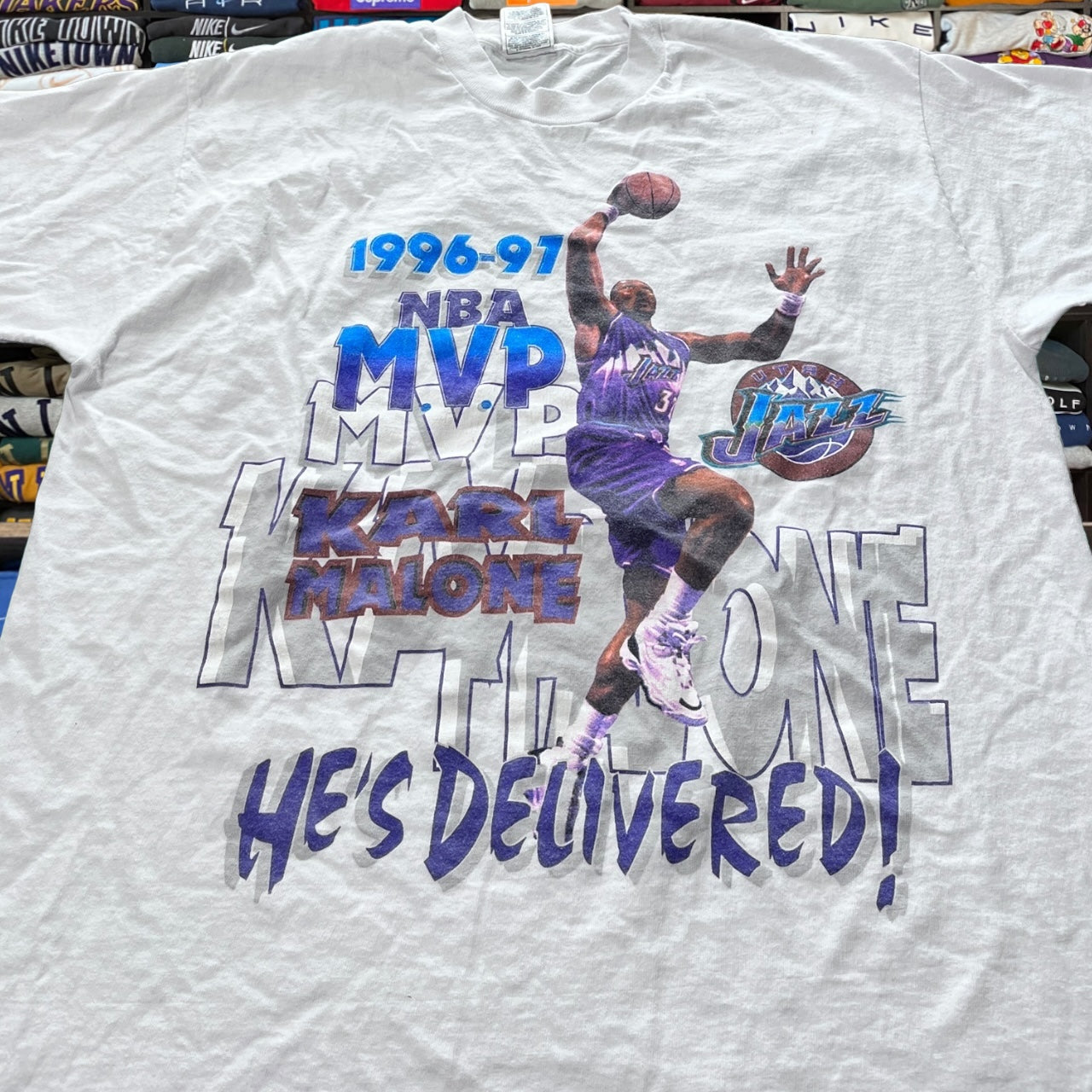 1997 Karl Malone nba basketball mvp ( large )