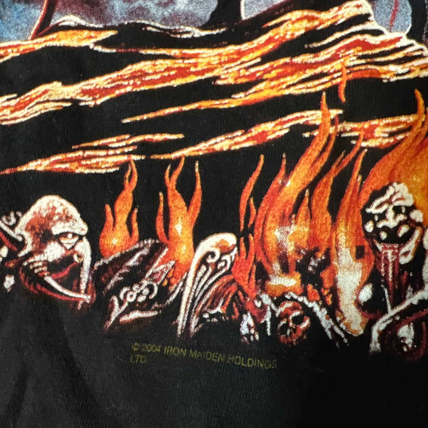 Y2K Iron Maiden band tee shirt