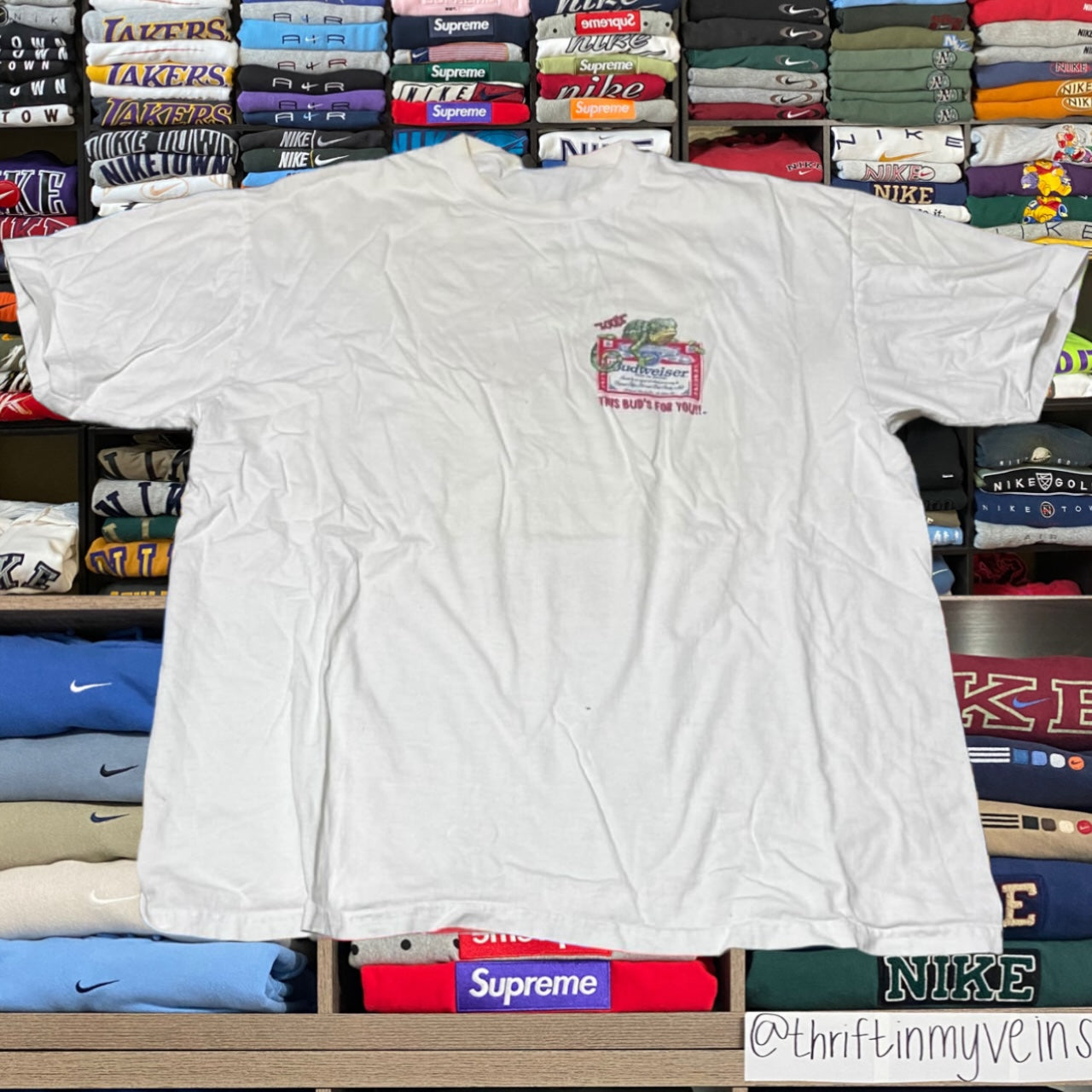 1999 budweiser beer shirt ( xlarge )