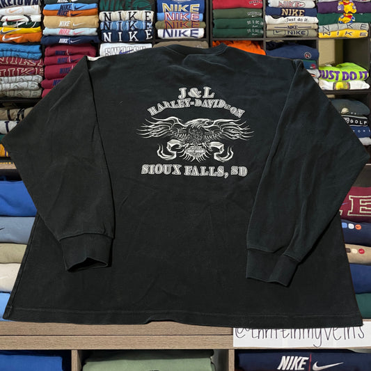 Y2K Harley Davidson biker motorcycle sweater
