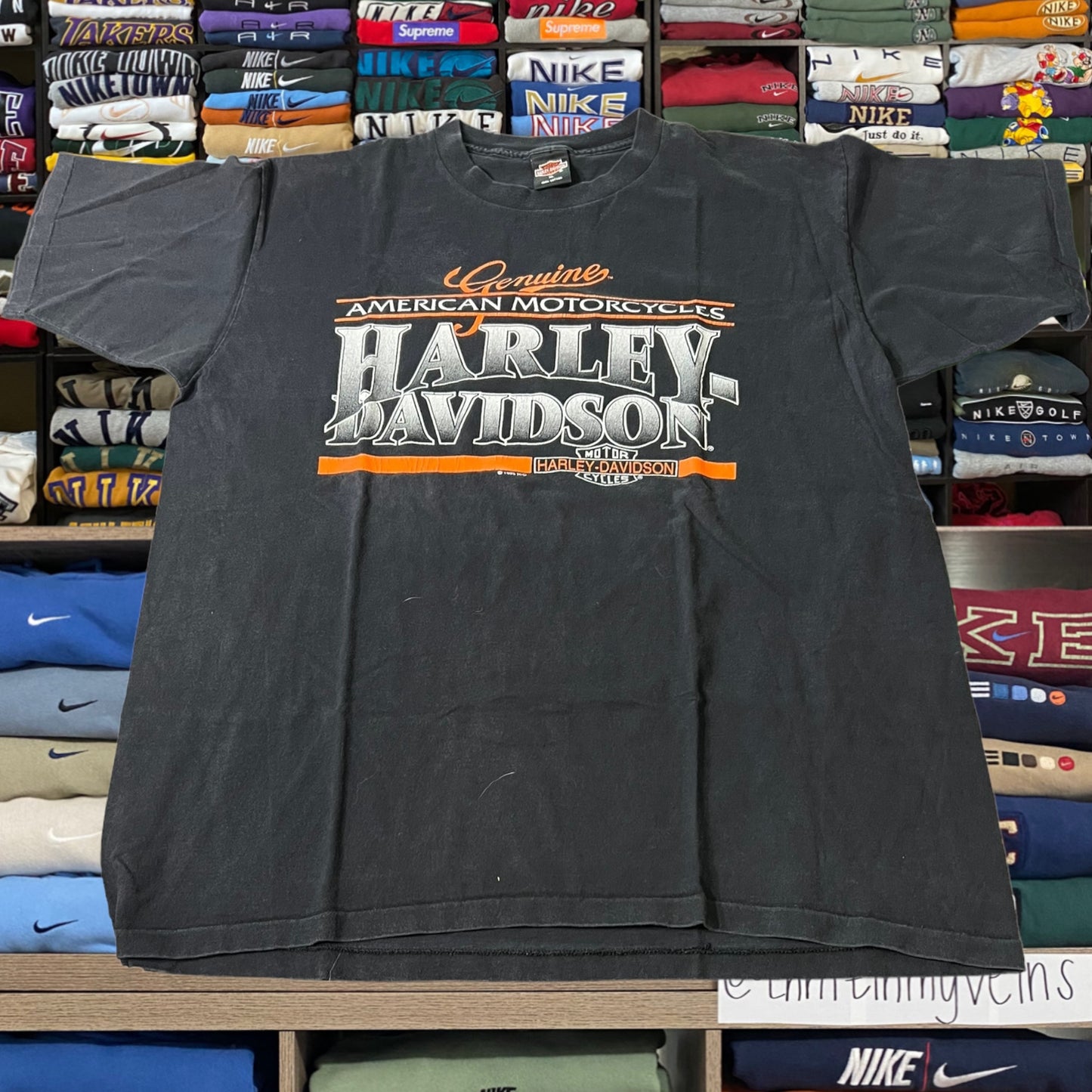 90s Harley Davidson biker shirt