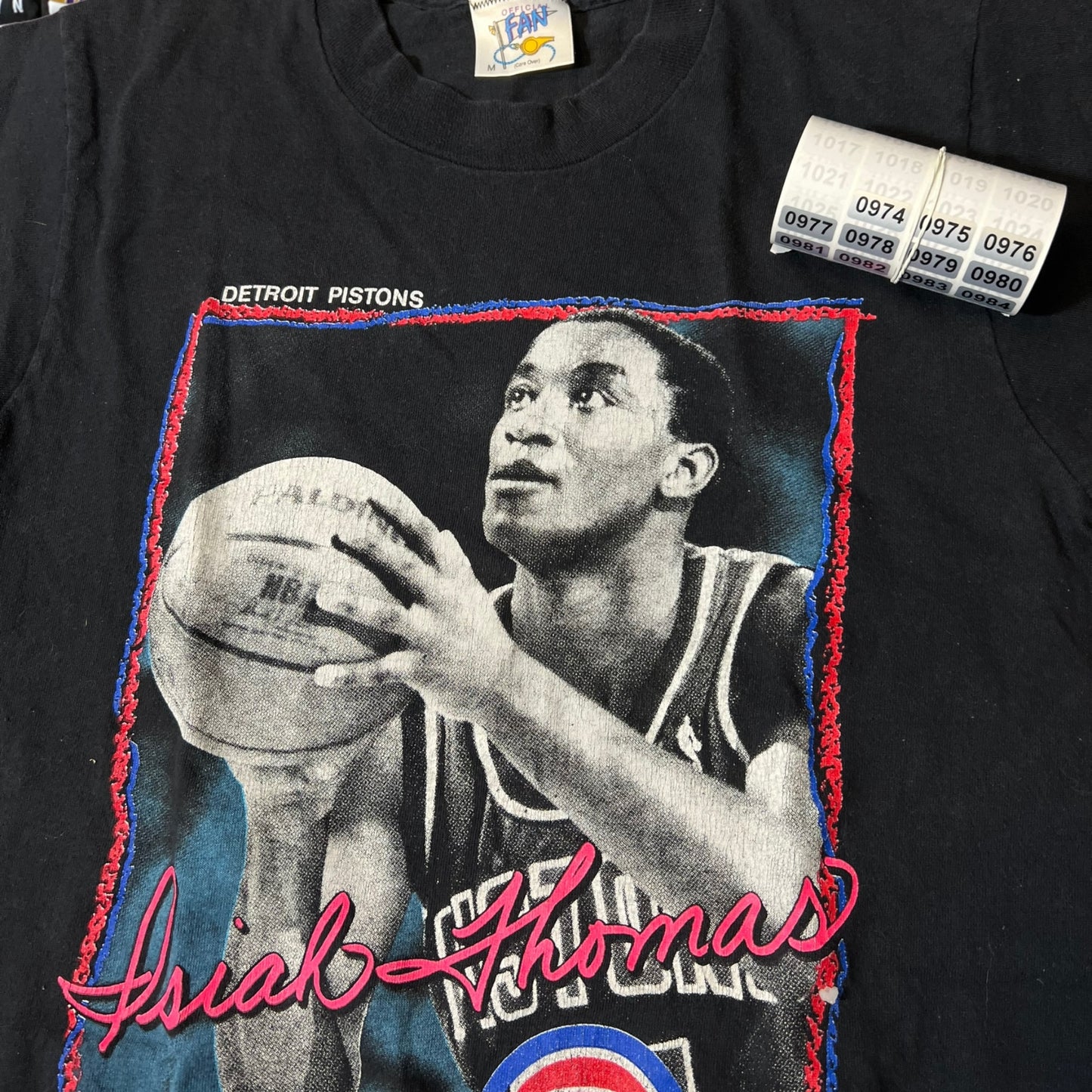 90s isiah Thomas nba basketball shirt