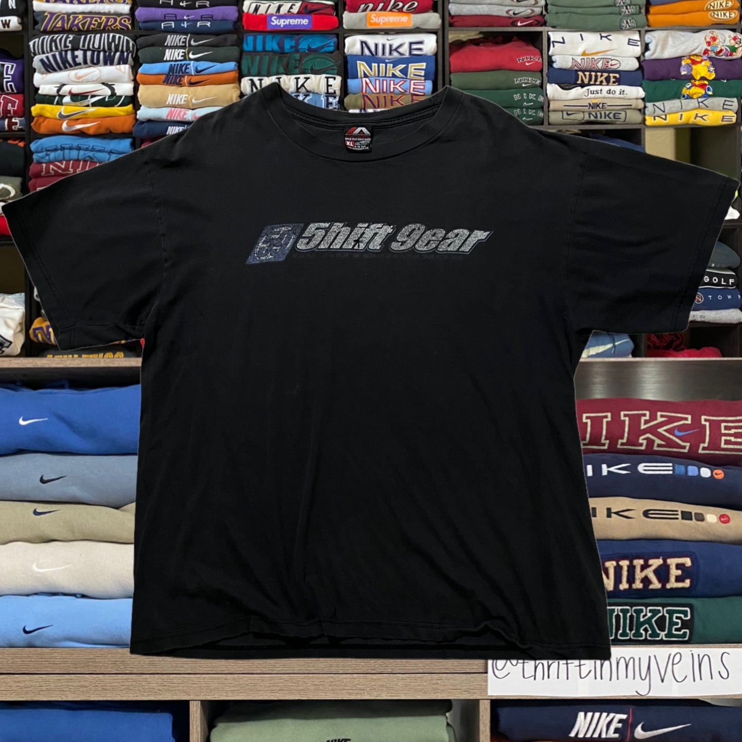 90s race car shift gear shirt