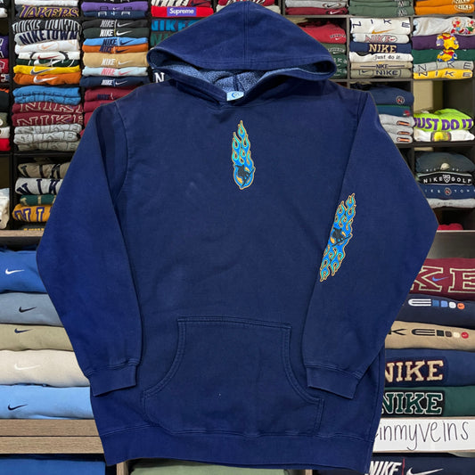 90s surfer skater hoodie flame
