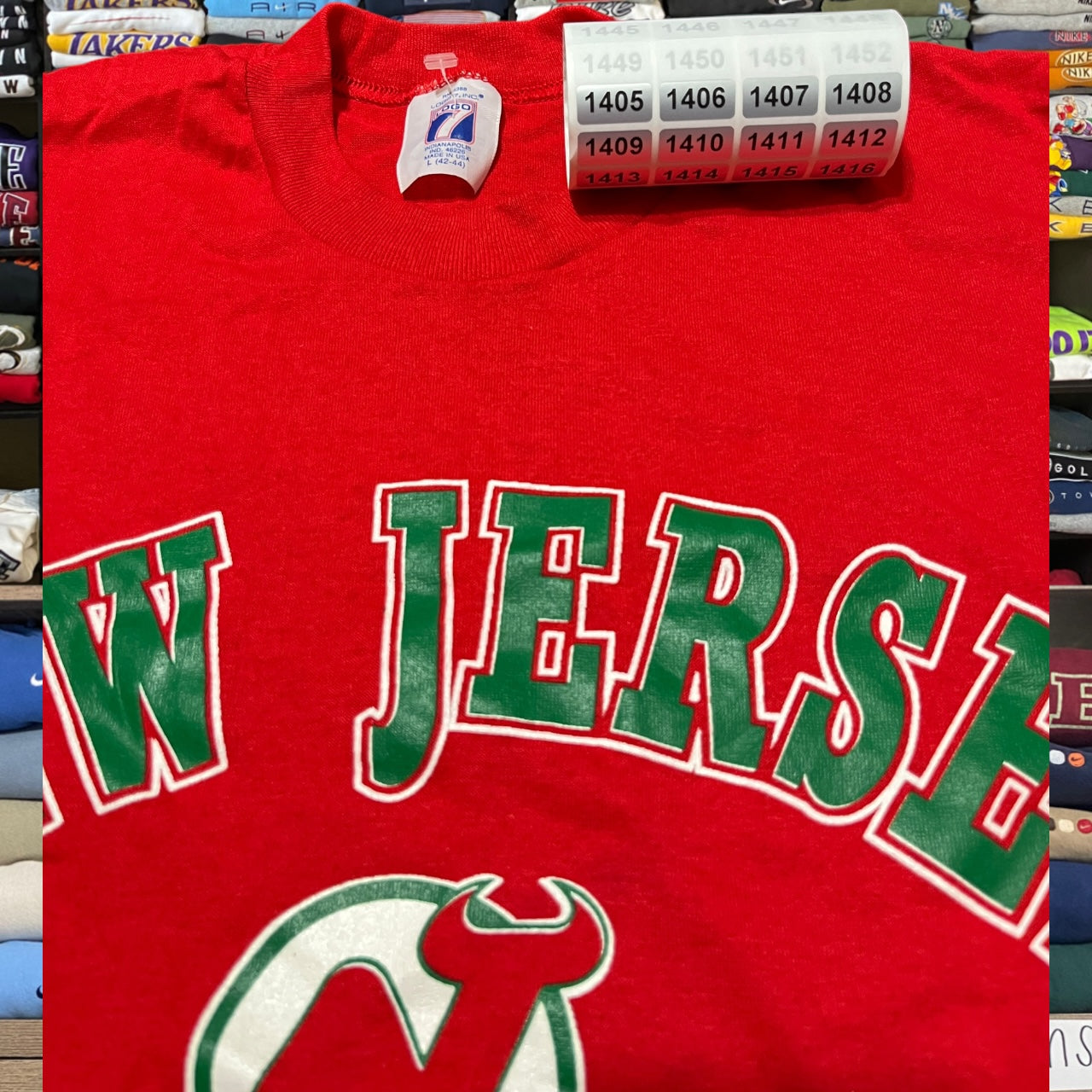 90s New Jersey devils nhl hockey shirt