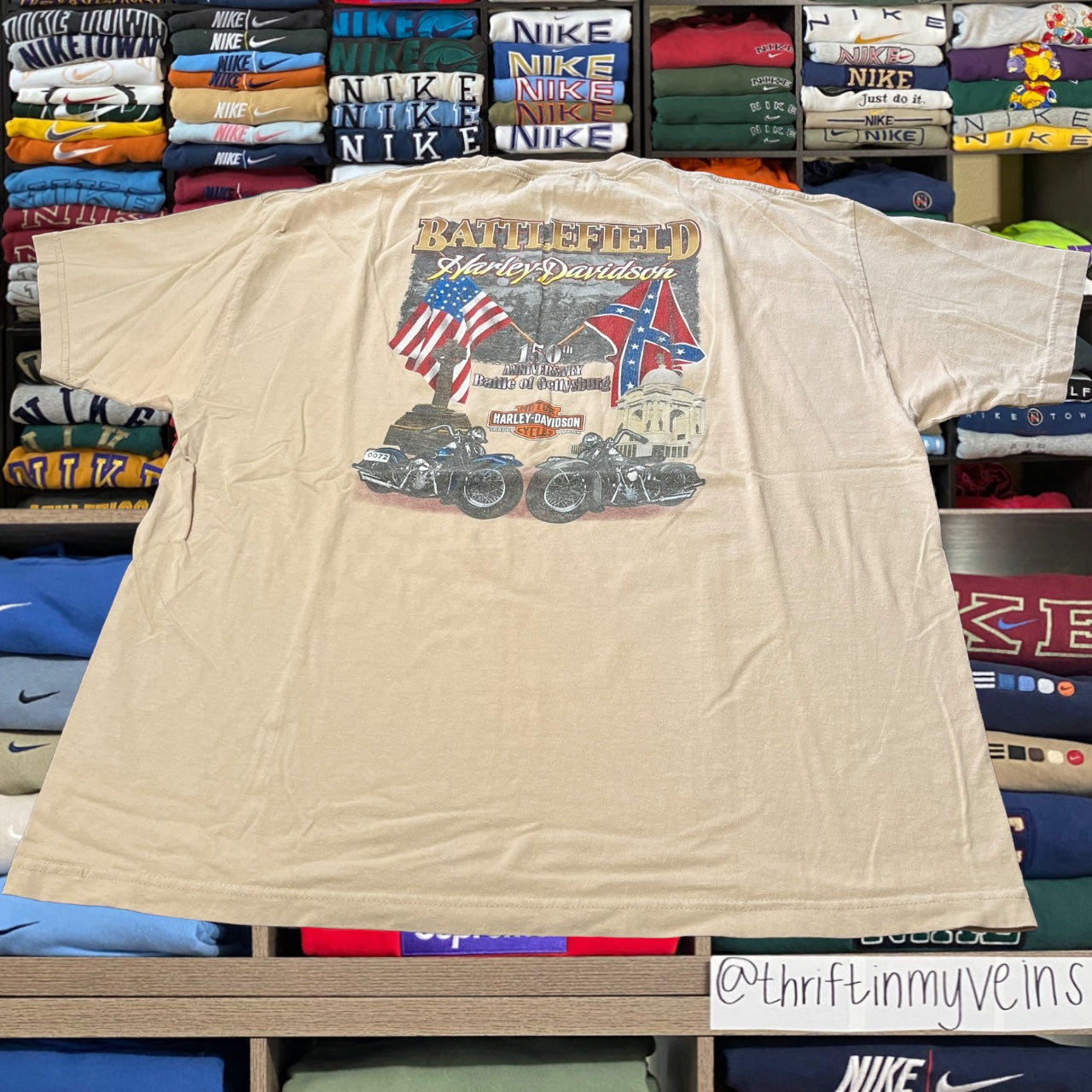 Vtg y2k Harley style motorcycle shirt