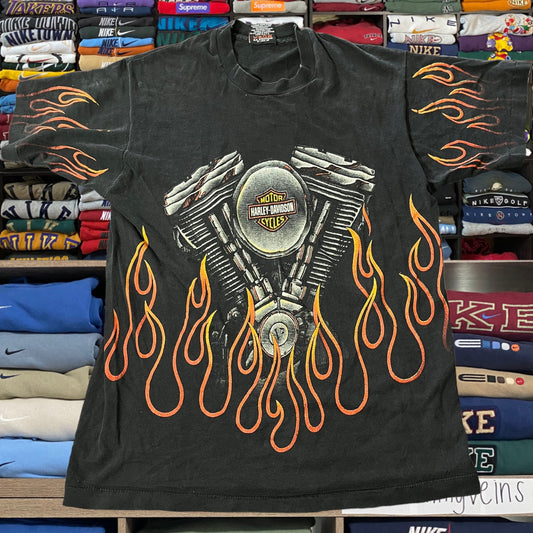 90s Harley Davidson biker motorcycle
