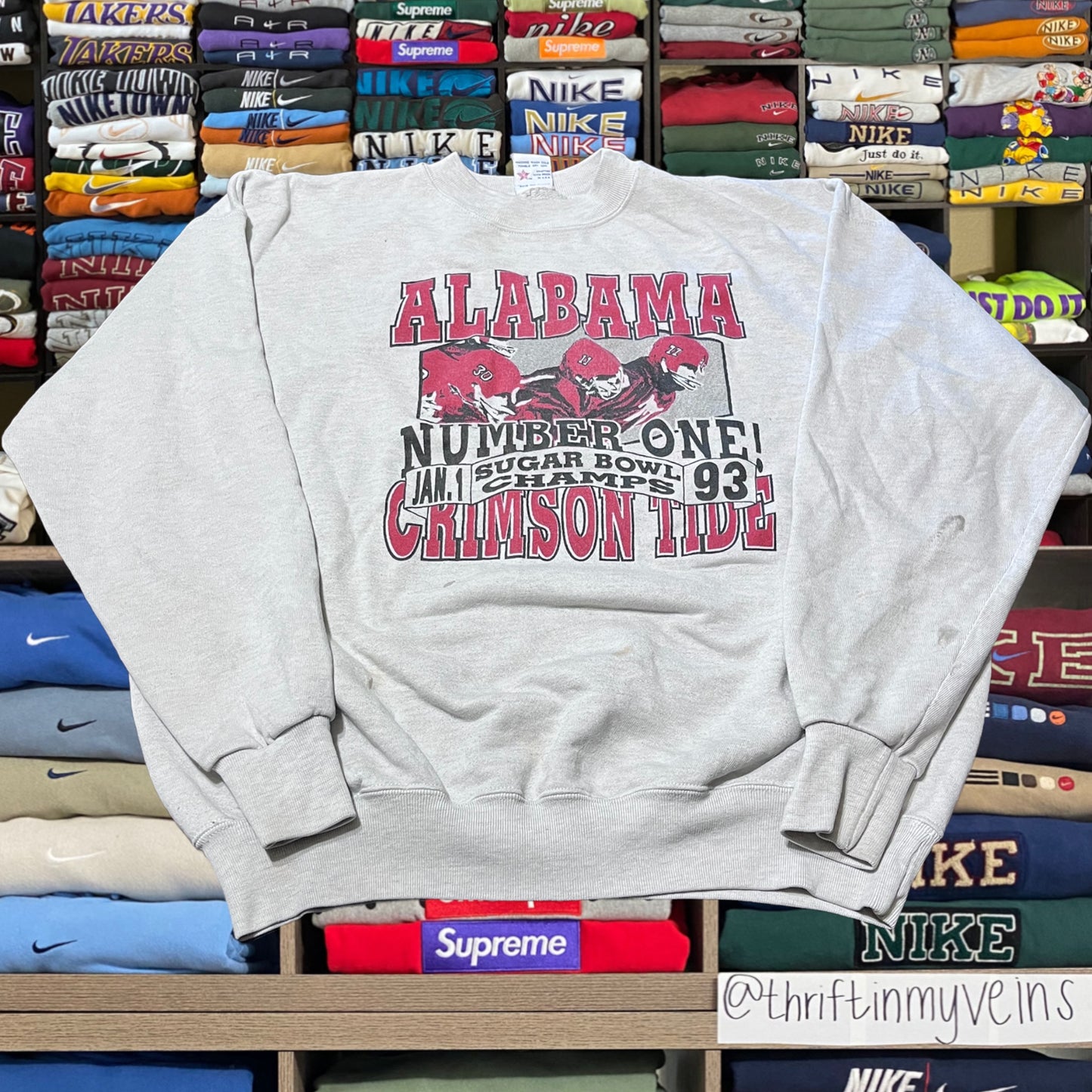 1993 Alabama university sweater (large)