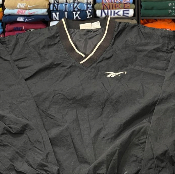 90s Reebok windbreaker pull over