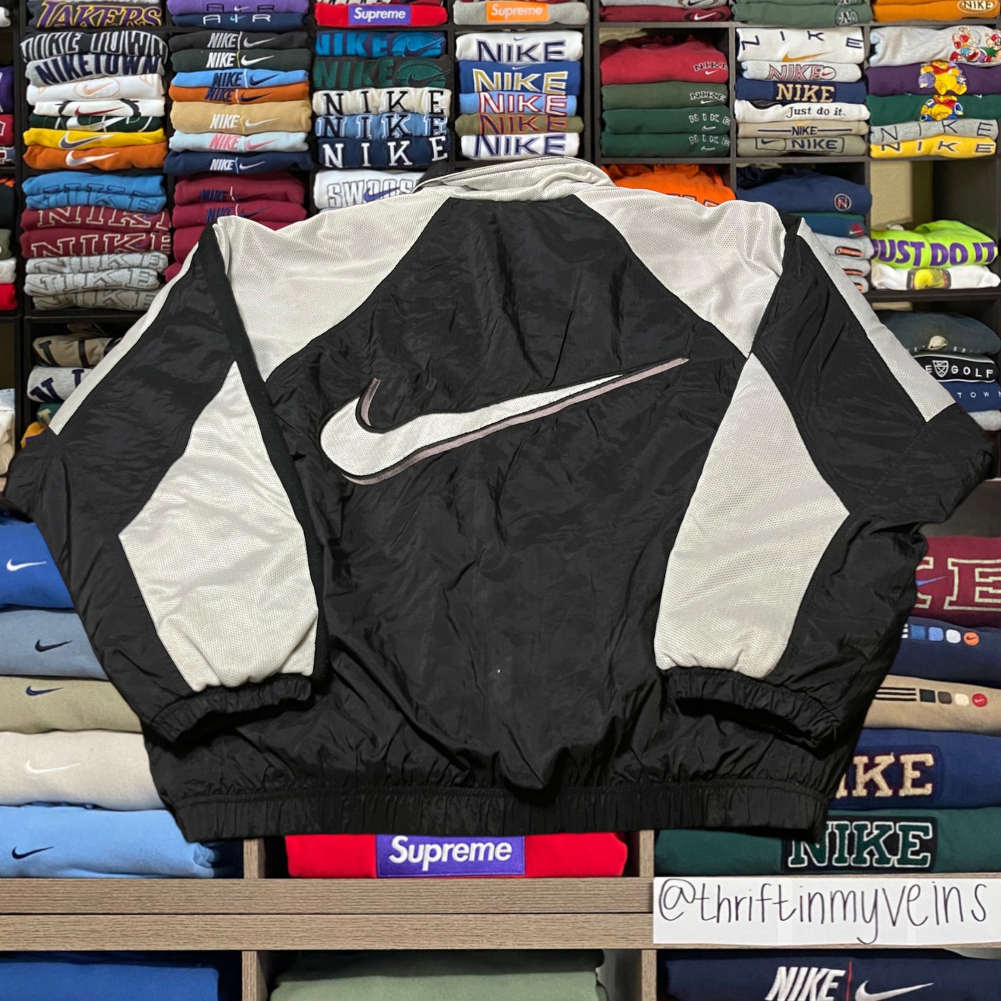 vintage 90s nike puffer jacket