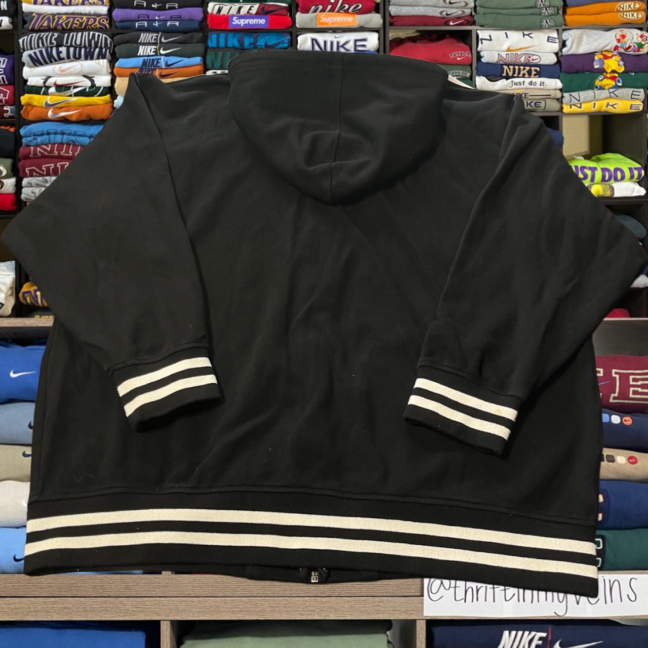 Avirex black skater hoodie