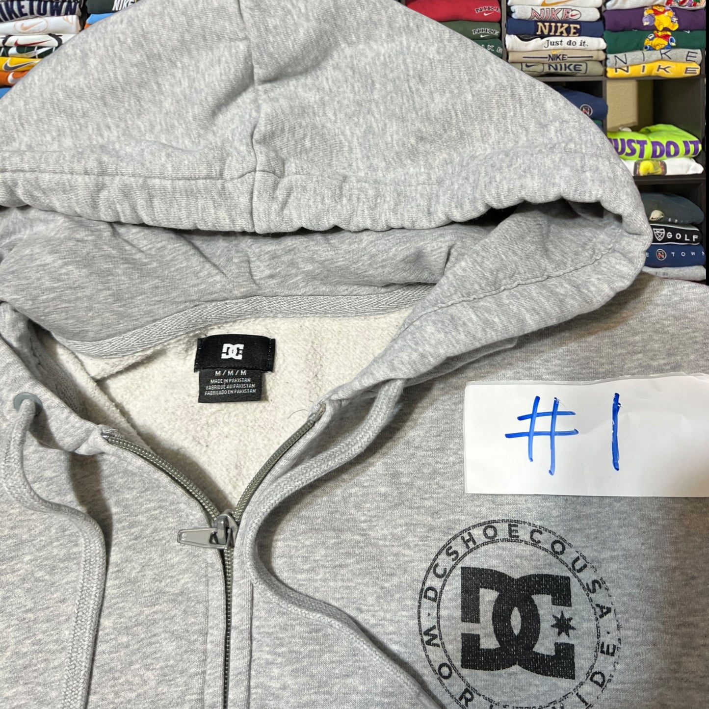 Y2K dc shoes full zip hoodie