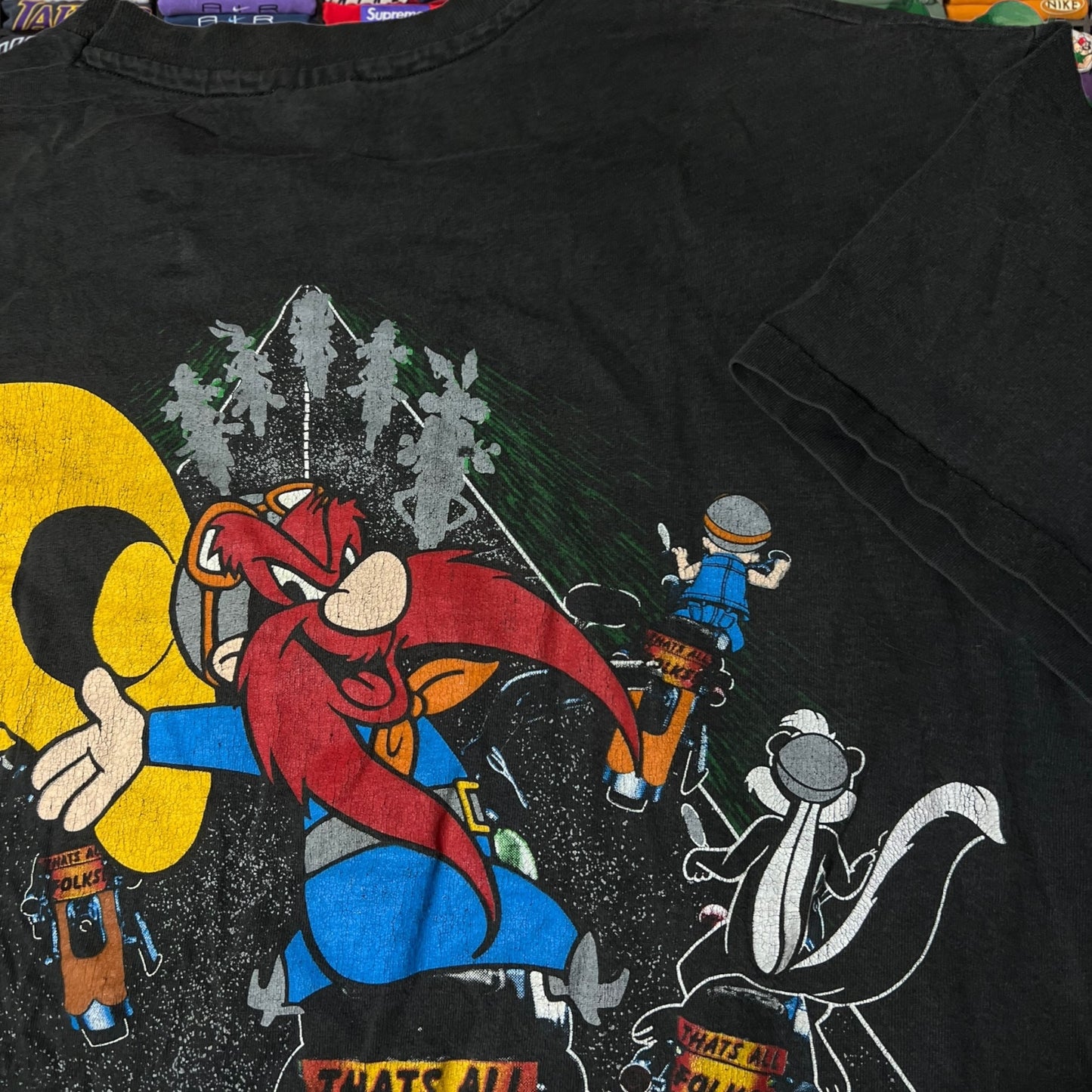 1993 Harley Davidson biker taz shirt ( xlarge )