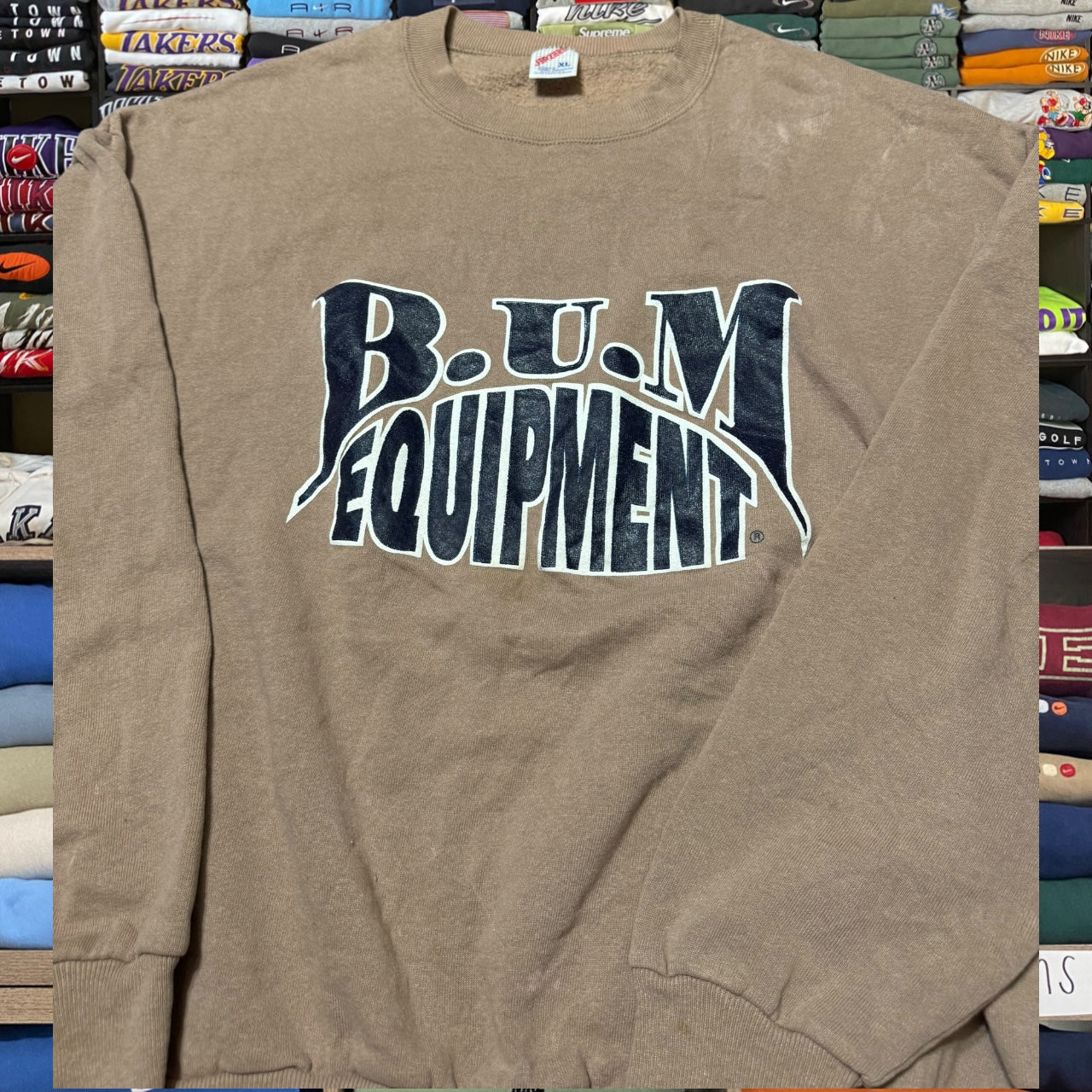 90s bum equipment sweatshirt (Xlarge)
