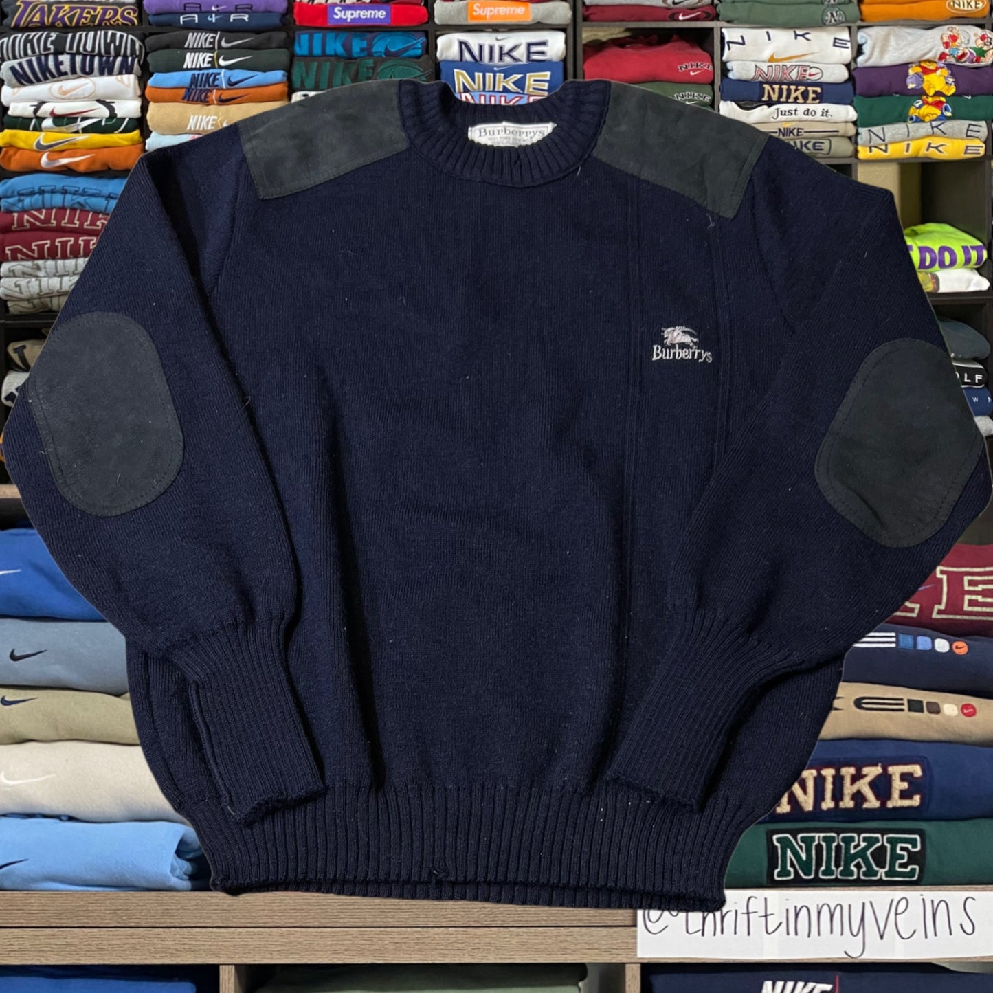 90s Burberry knitted sweater