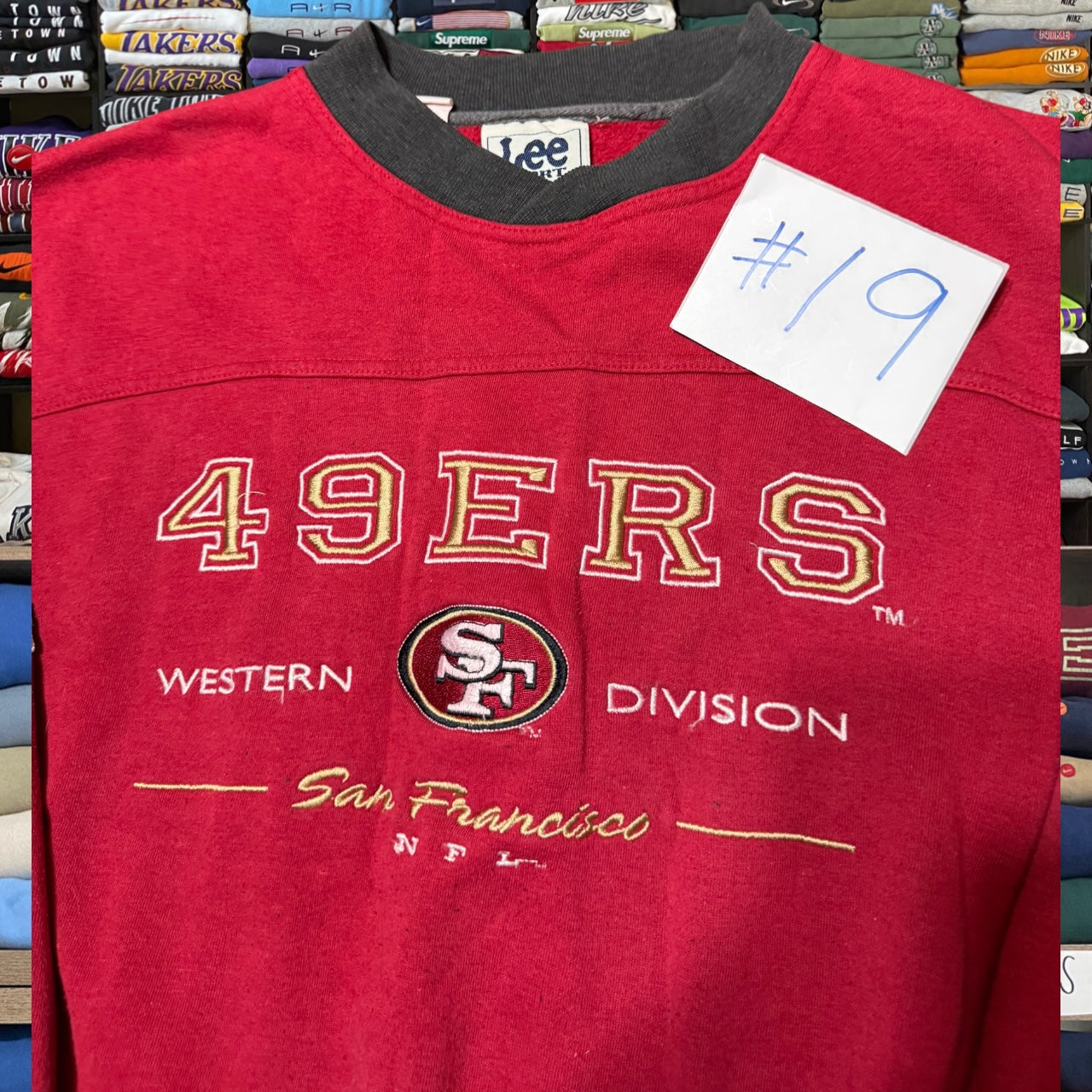 90s 49ers nfl football sweatshirt (Xxlarge)