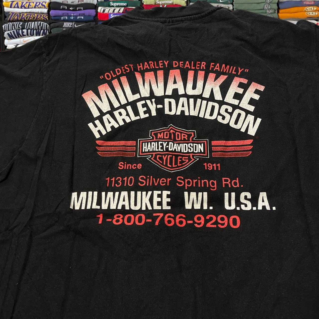 Y2K Harley Davidson biker motorcycle