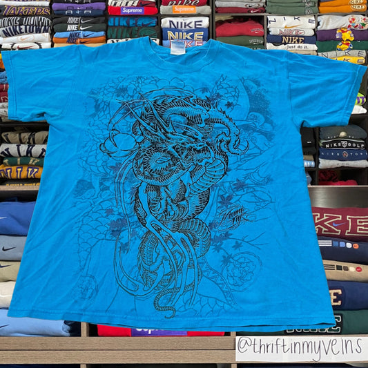 Y2K dragon skater shirt