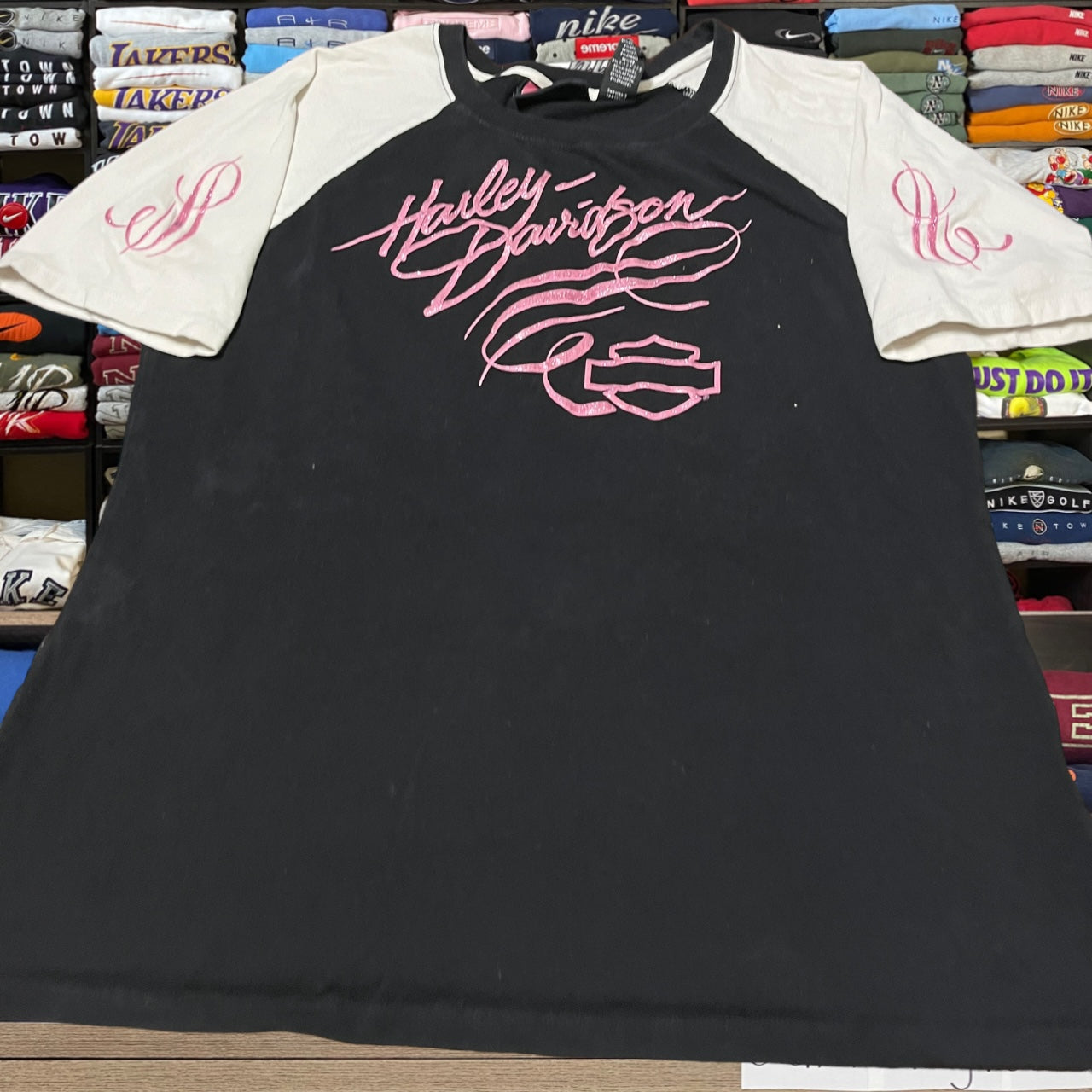 y2k harley davidson shirt (xl)