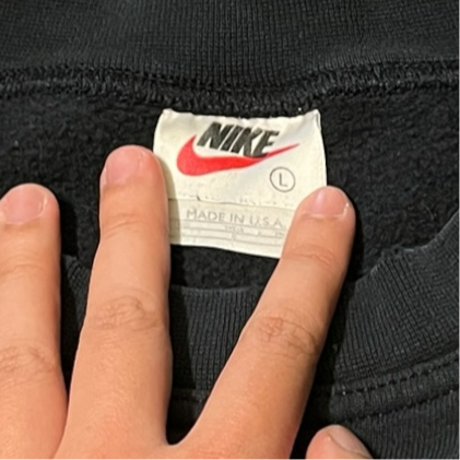 90s rare Nike embroidered logo sweater