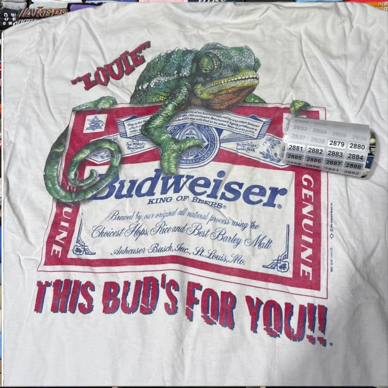 1999 budweiser beer shirt ( xlarge )