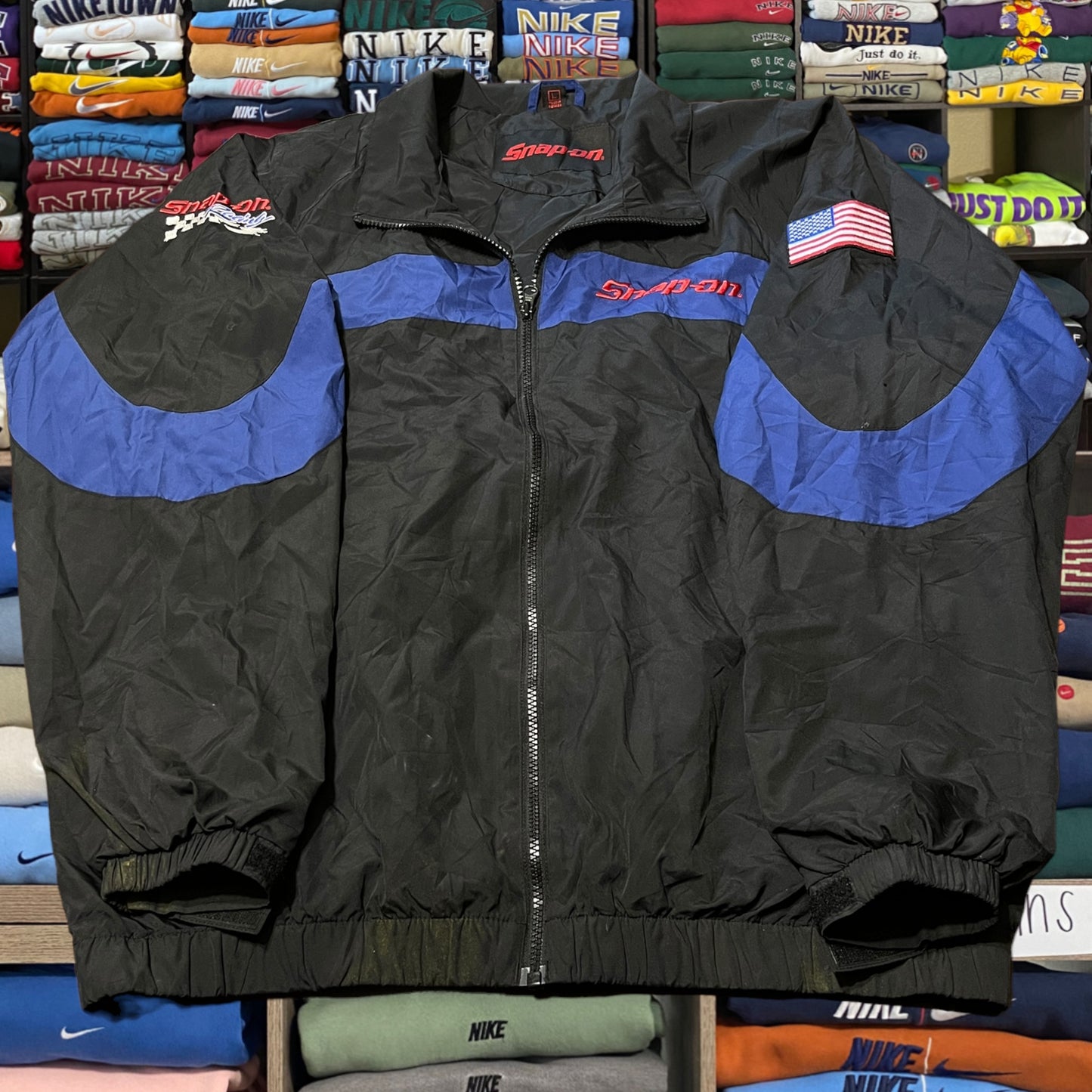 Snap on puffer jacket