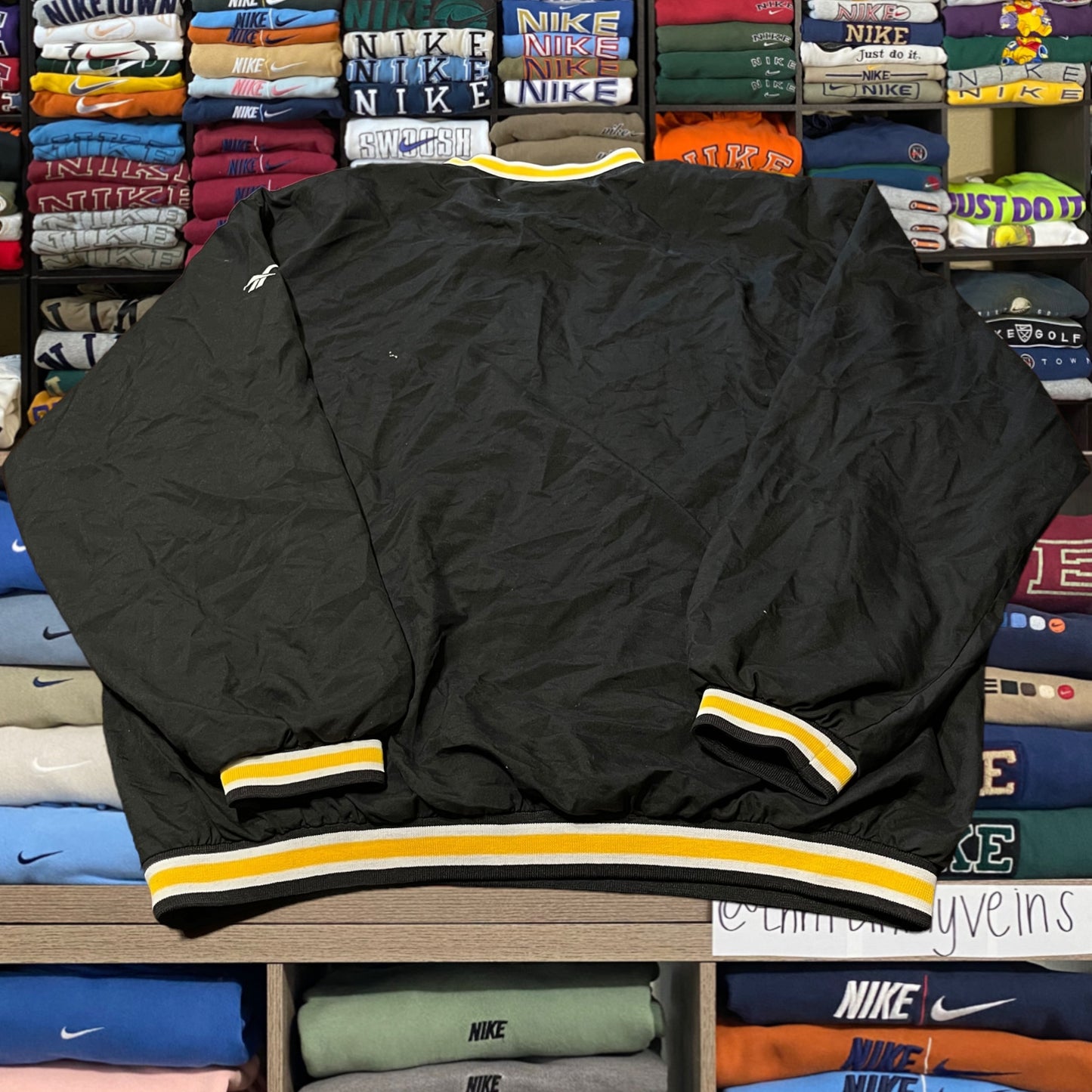 90s Pittsburgh Steelers nfl football pull over windbreaker