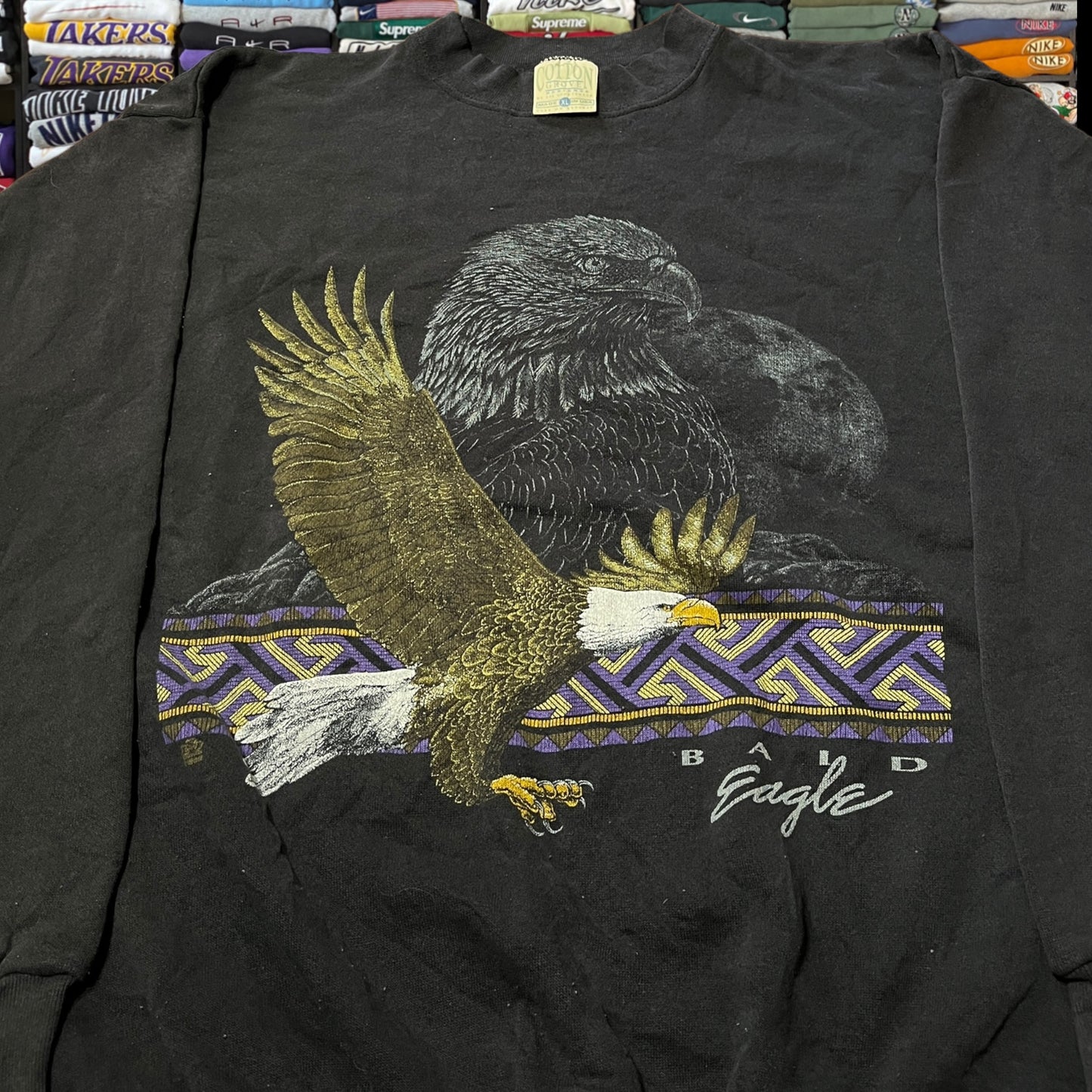 90s eagle nature sweater