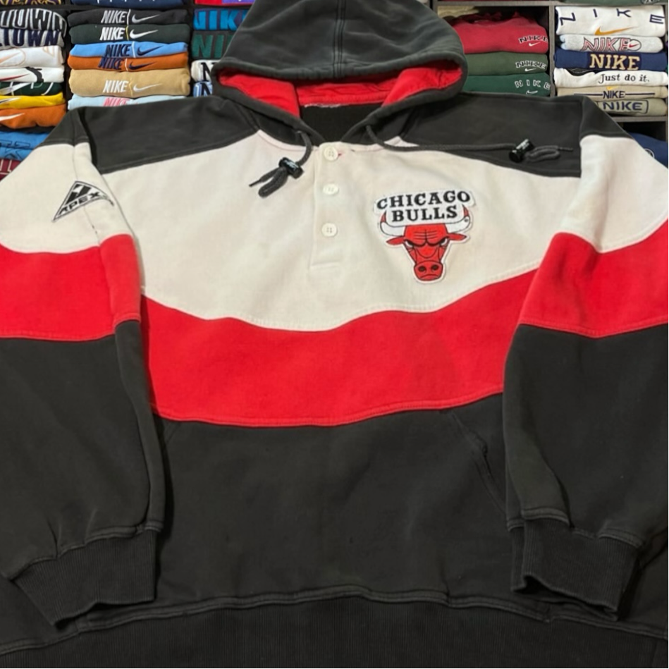 90s Apex Chicago bulls nba basketball all hoodie