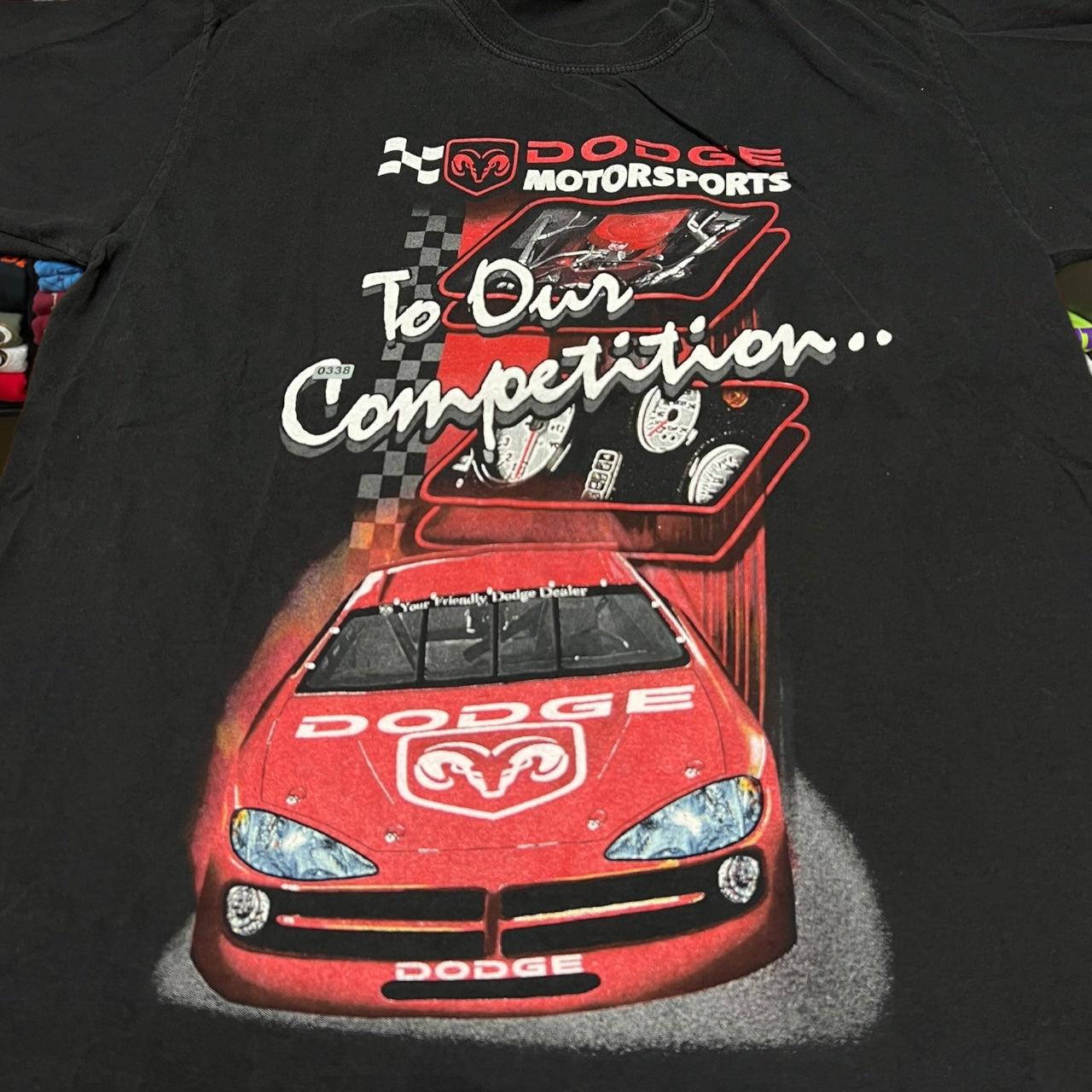 Vintage 2002 nascar big print shirt