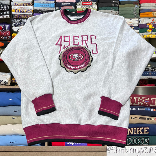 90s 49ers nfl football sweater