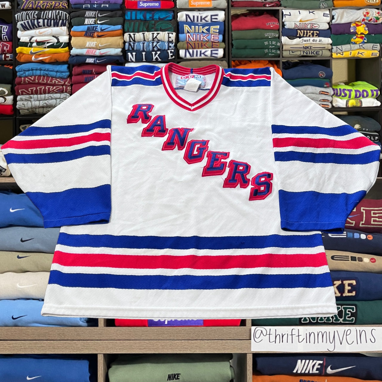 90s New York rangers nhl hockey ccm