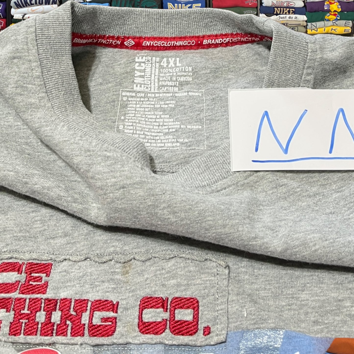 Y2K ENYCE skater grey shirt