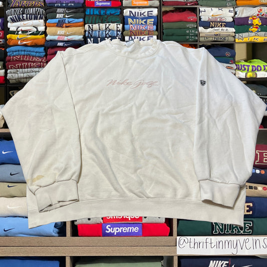 90s Nike golf crème sweater