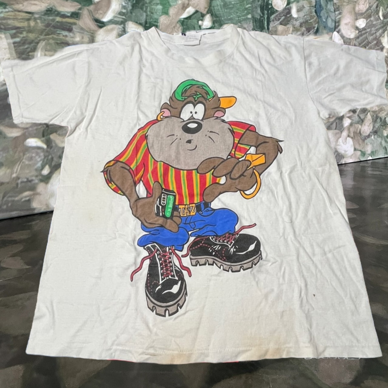 90s hip hop taz looney tunes shirt