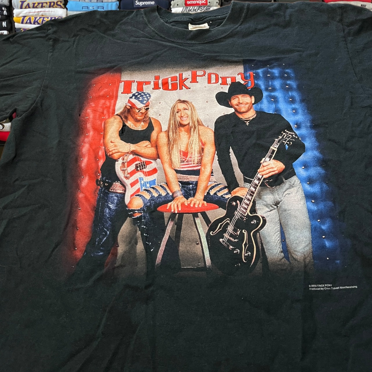 2002 trick pony country music band tee ( xlarge )