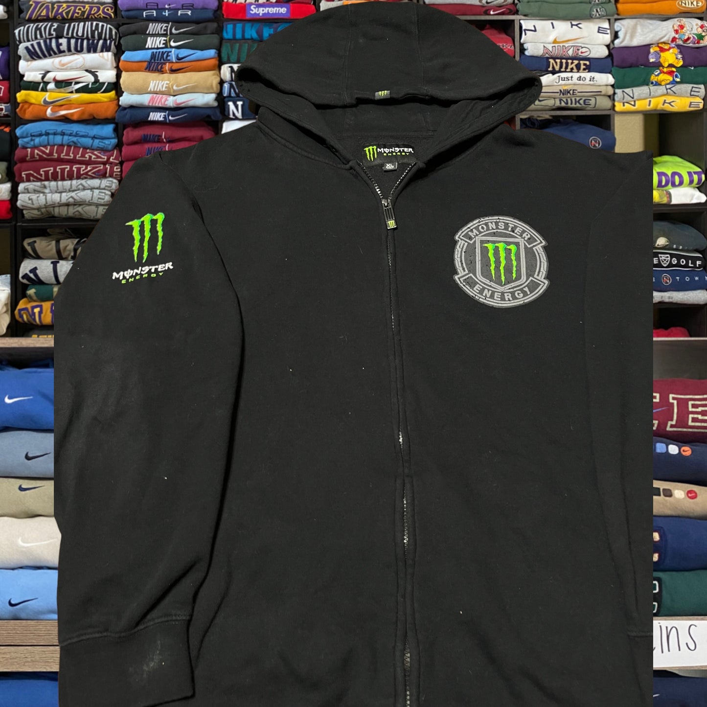 monster energy hoodie skater