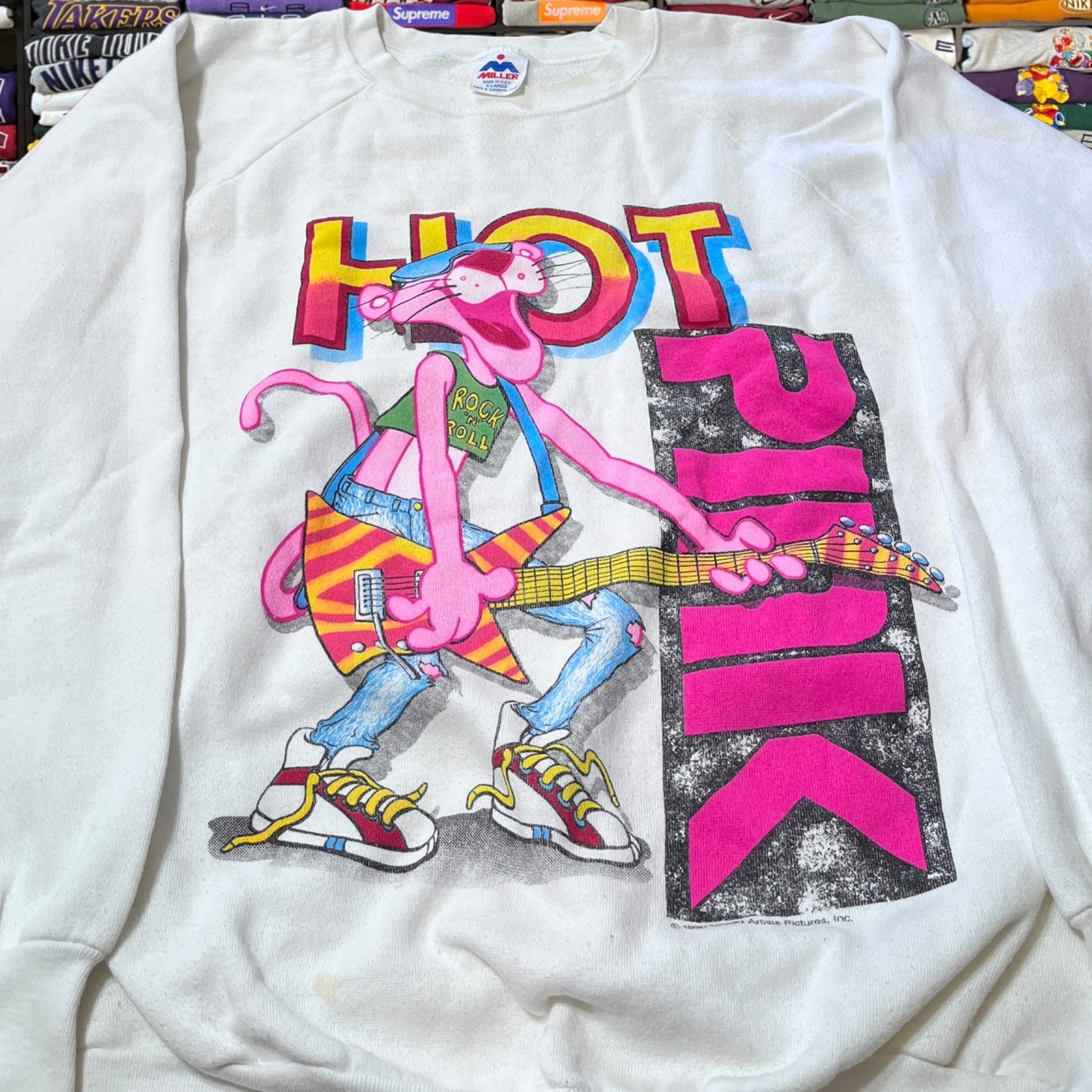80s pink panther sweater