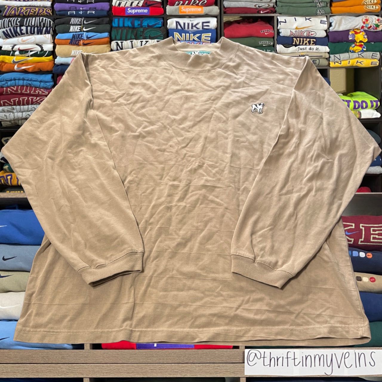 Vtg big dogs long sleeve sweater