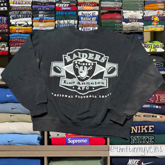 90s oakland raiders sweatshirt (Large)