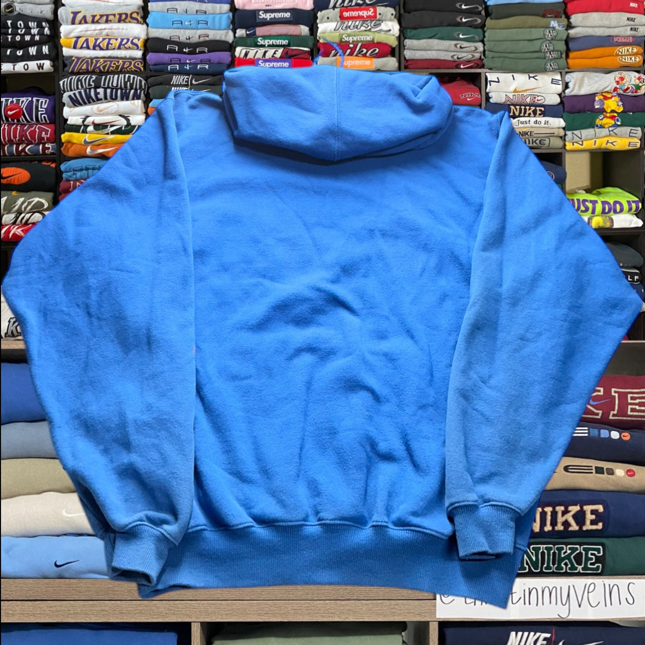 y2k fox racing blue hoodie (Medium)