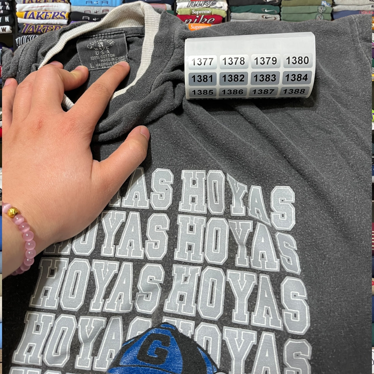 90s Georgetown university shirt