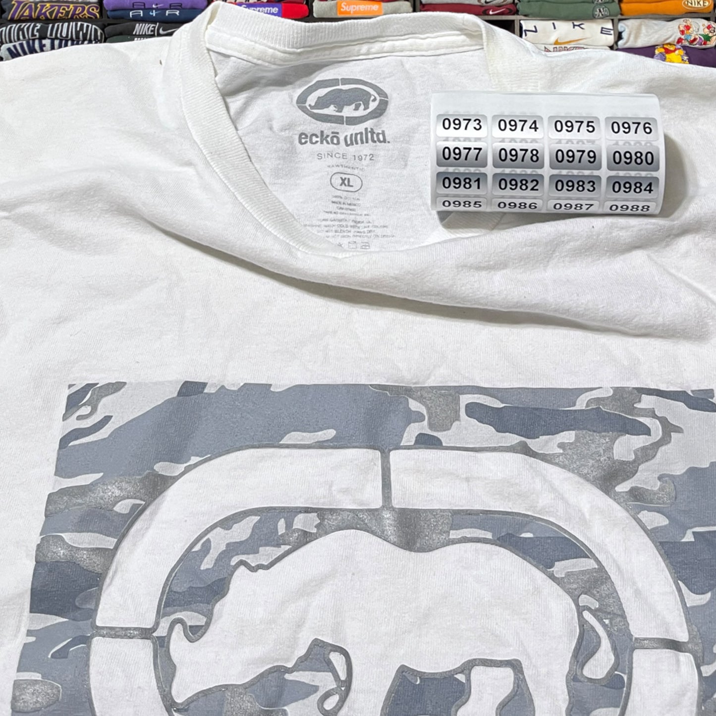 Y2K Ecko unlimited white shirt