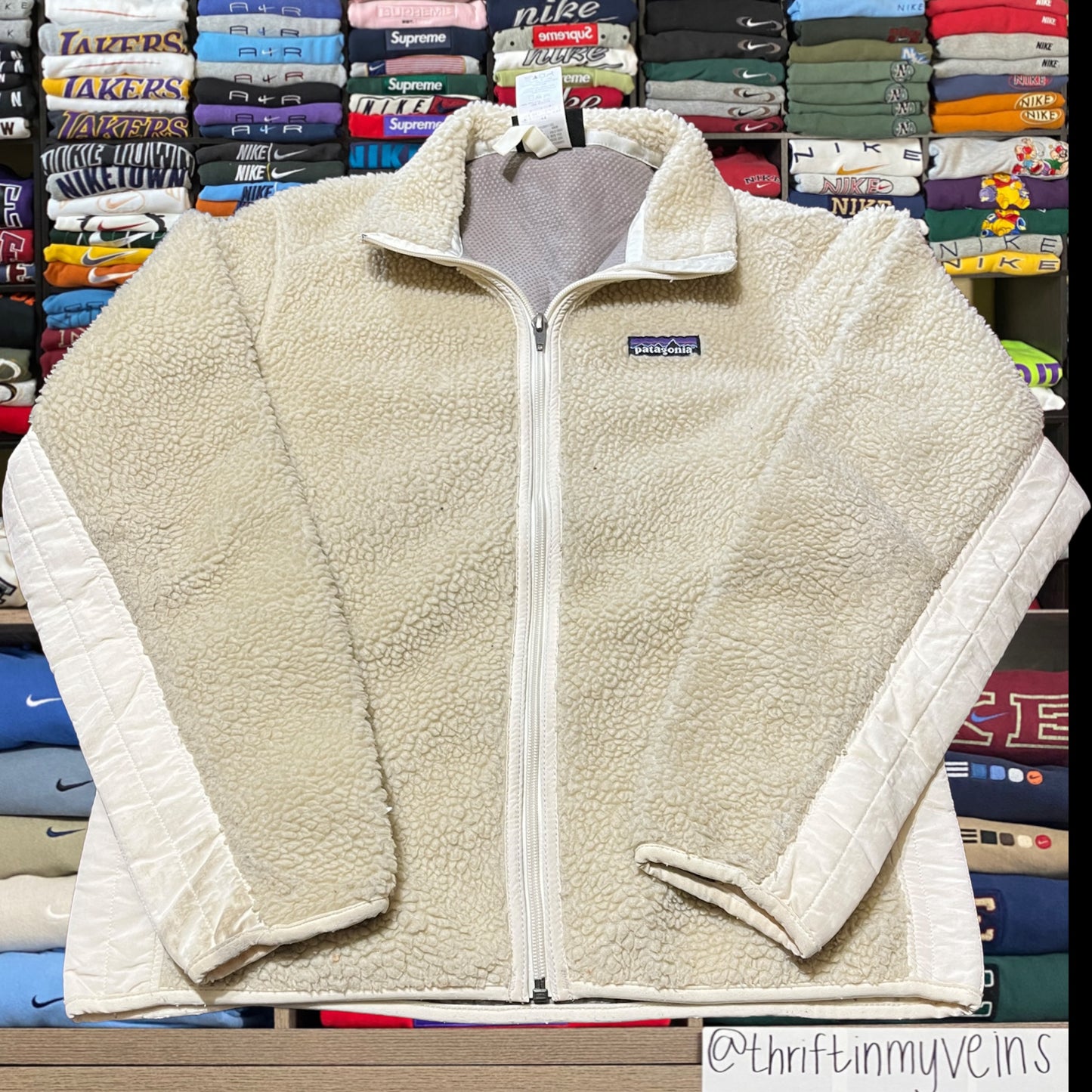 vtg patagonia fleece jackeet (medium)