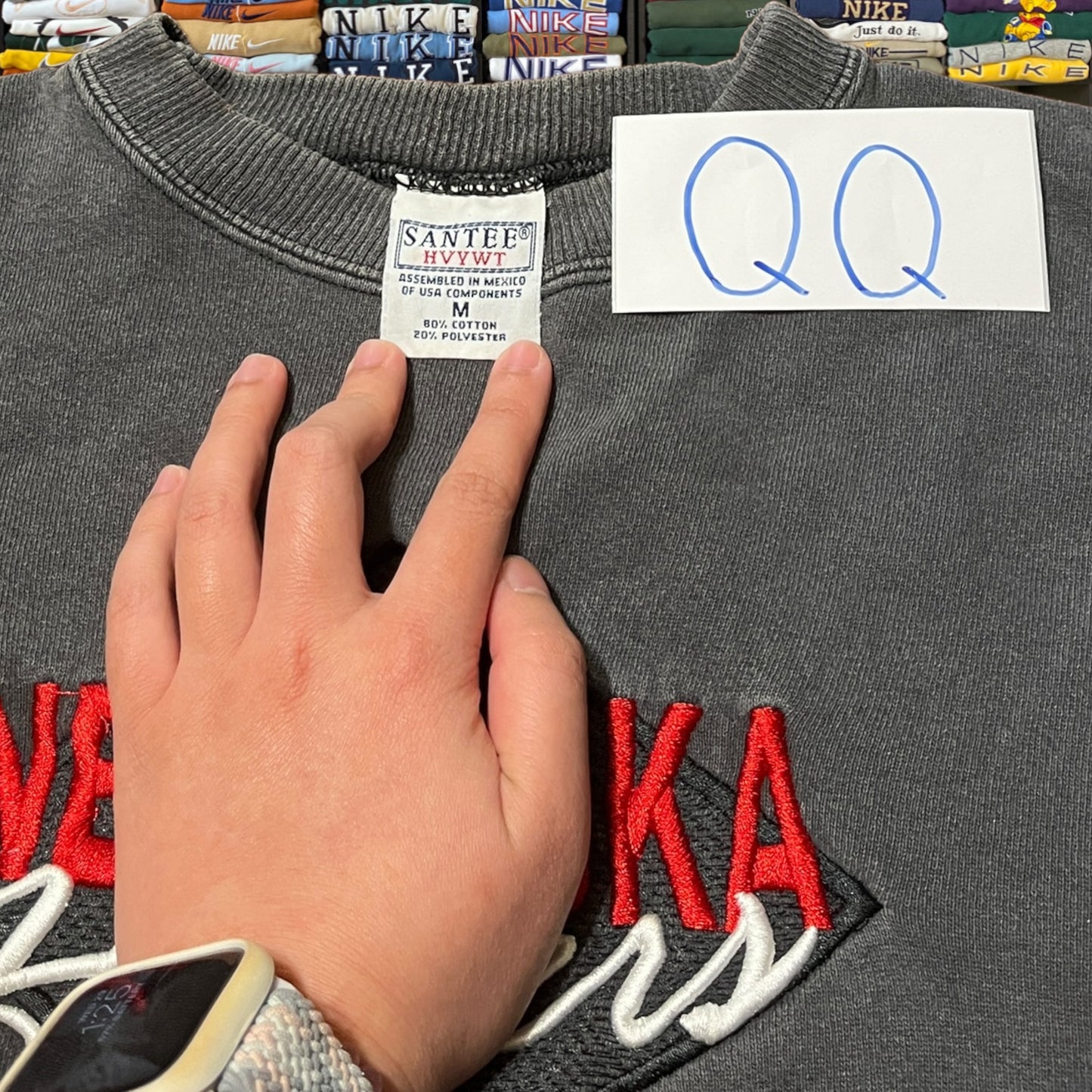 90s Nebraska huskies sweater