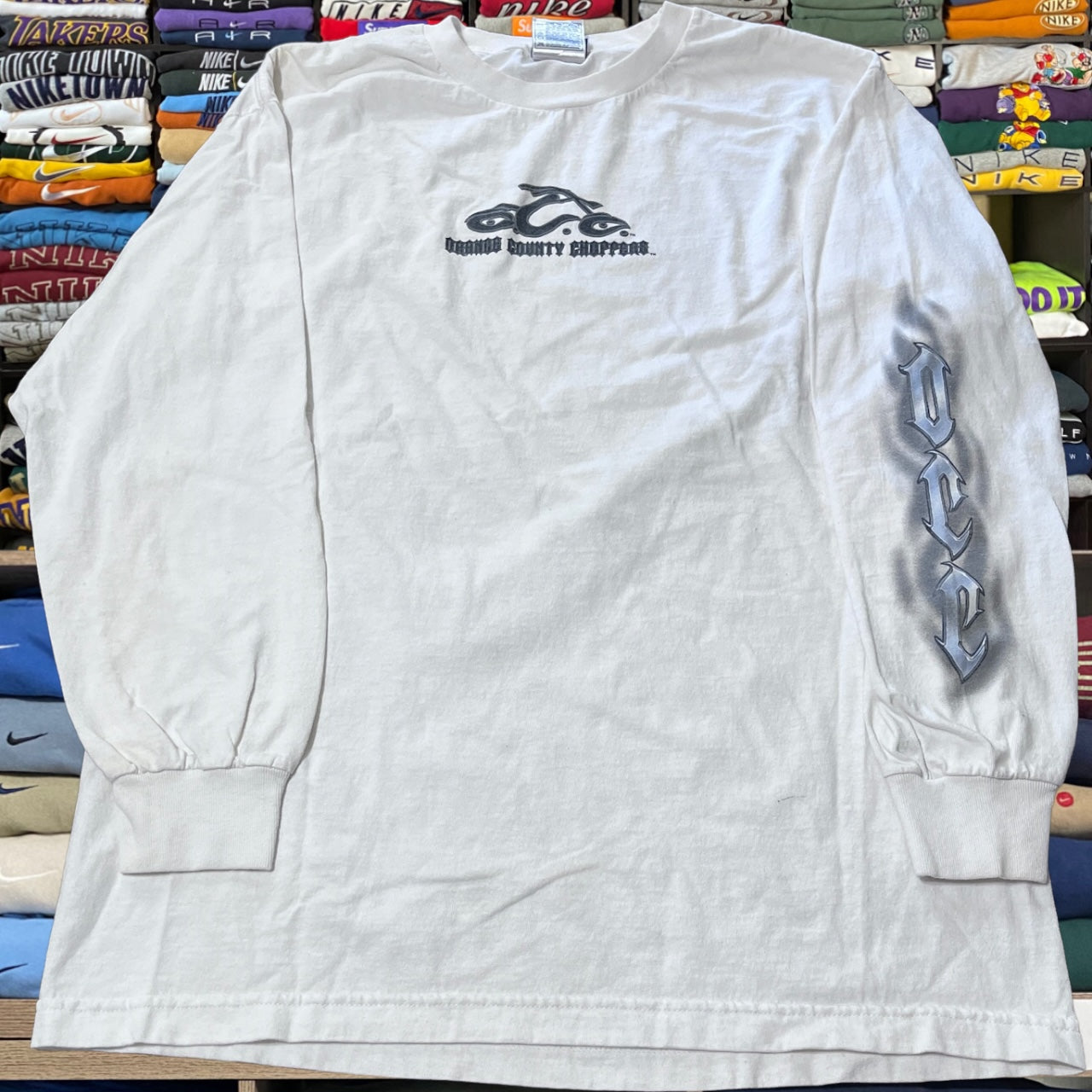 Y2K Orange County choppers biker shirt