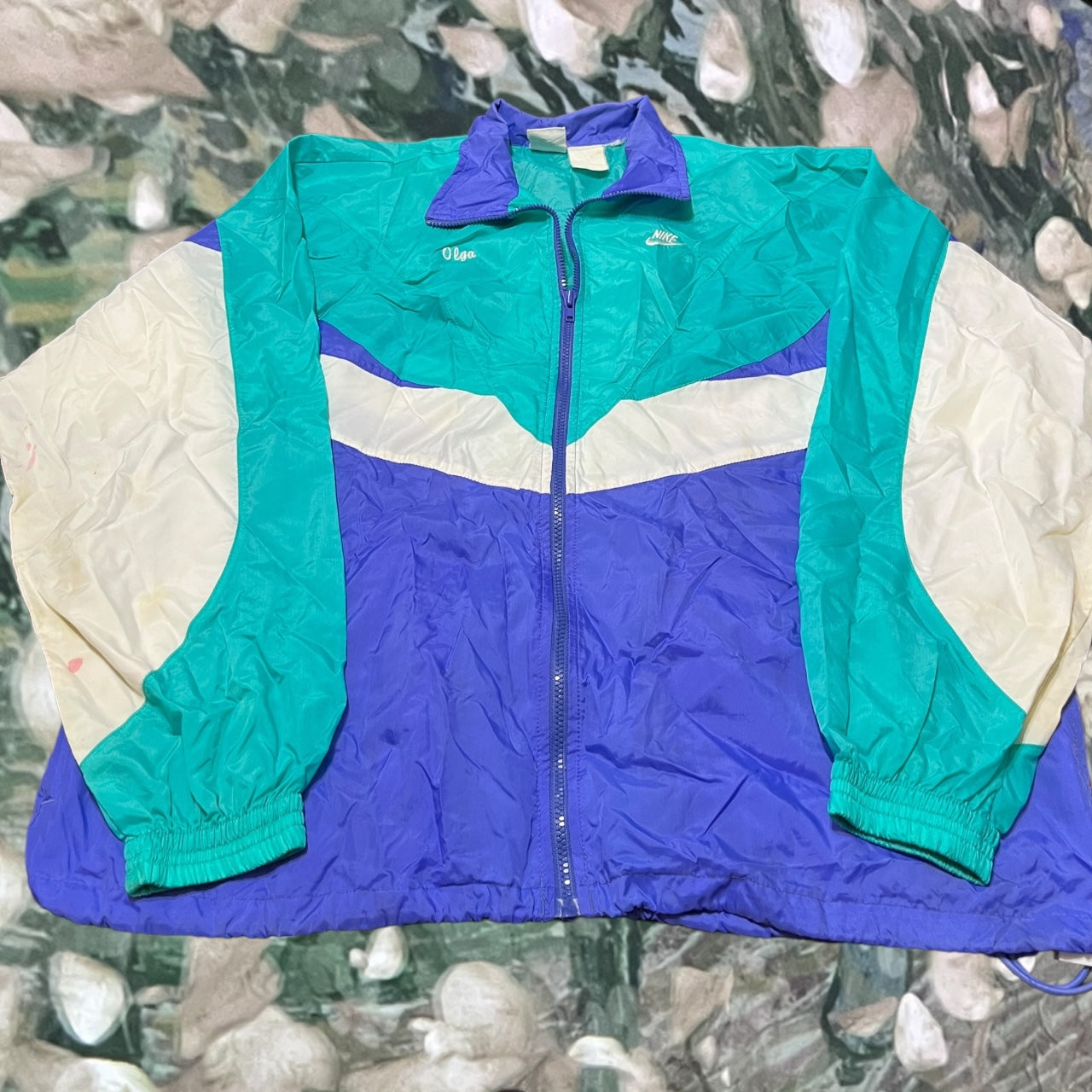 vinrage 90's nike windbreaker (medium)