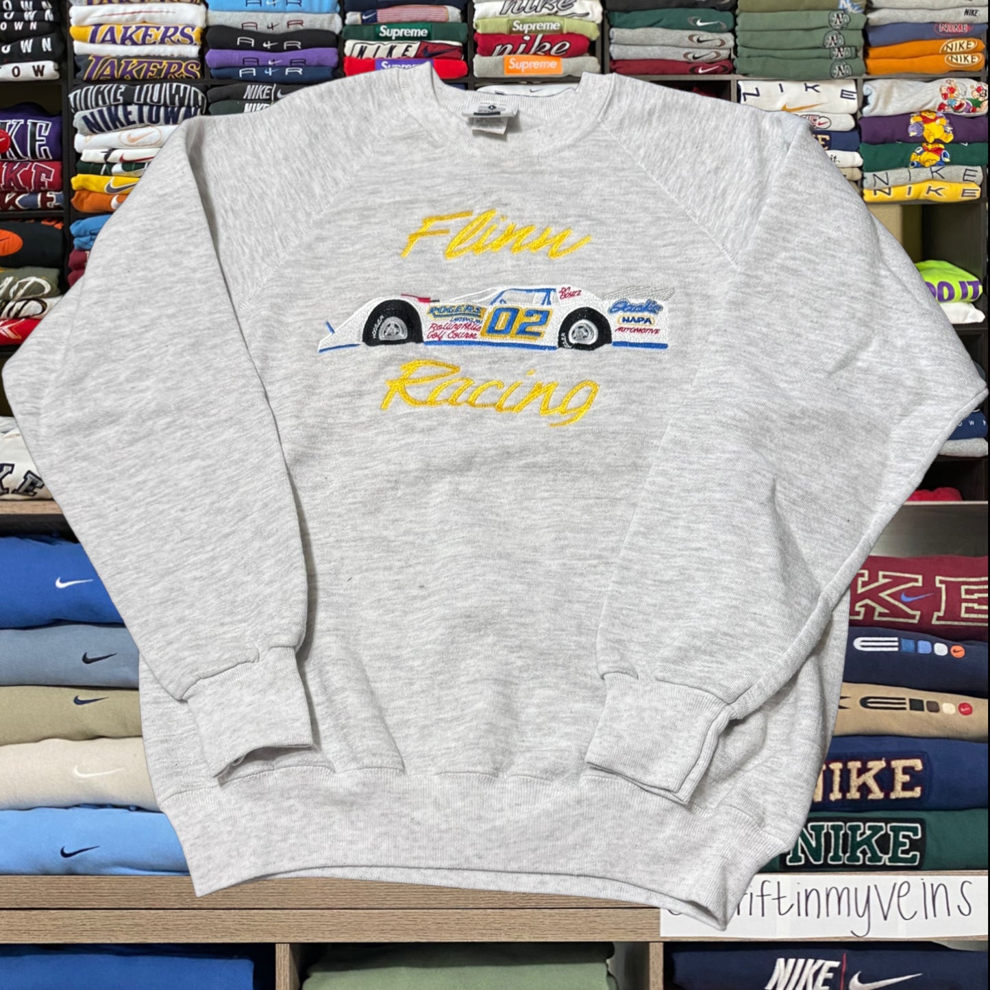 90s nascar sweater