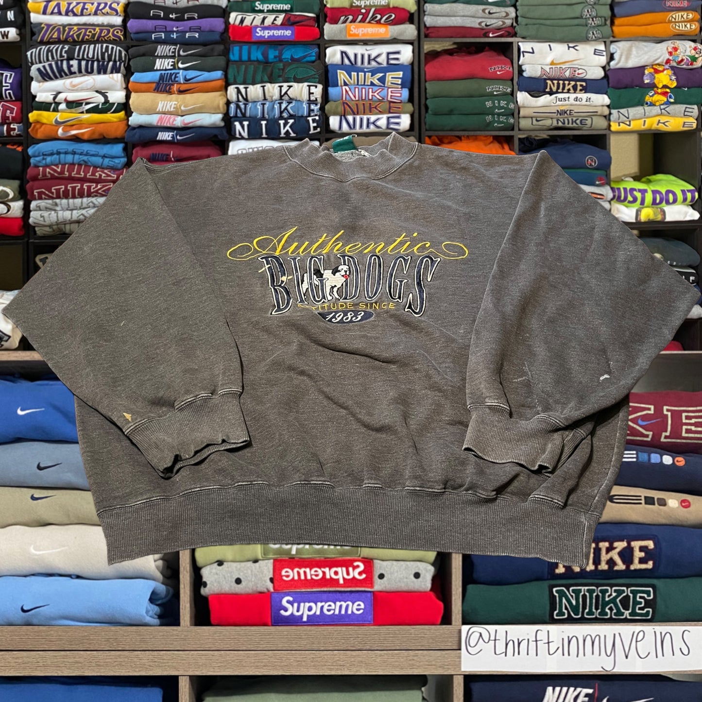 90s big dogs sweater